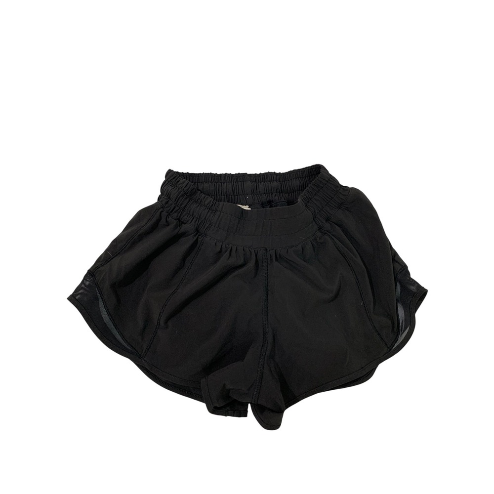 Size 2 LuluLemon Womens Hotty Hot Shorts Black Activewear